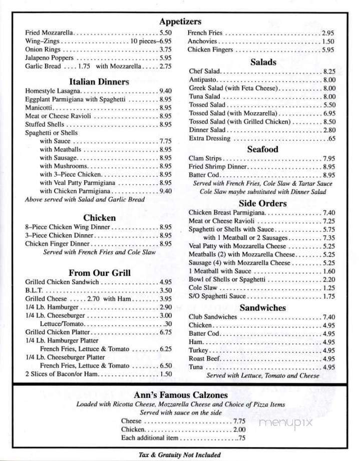 /5704448/Anns-Pizza-and-Restaurant-Enfield-CT - Enfield, CT