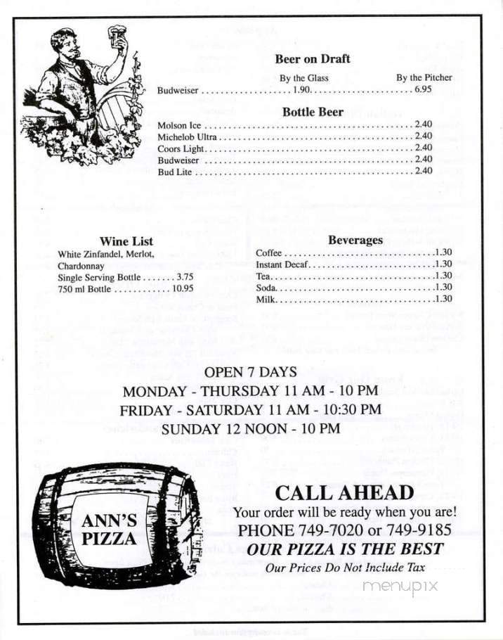 /5704448/Anns-Pizza-and-Restaurant-Enfield-CT - Enfield, CT