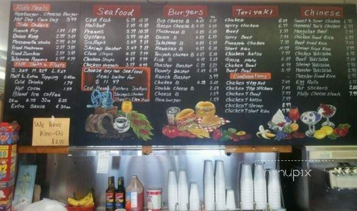 Monster Burger - Tacoma, WA menu_pic