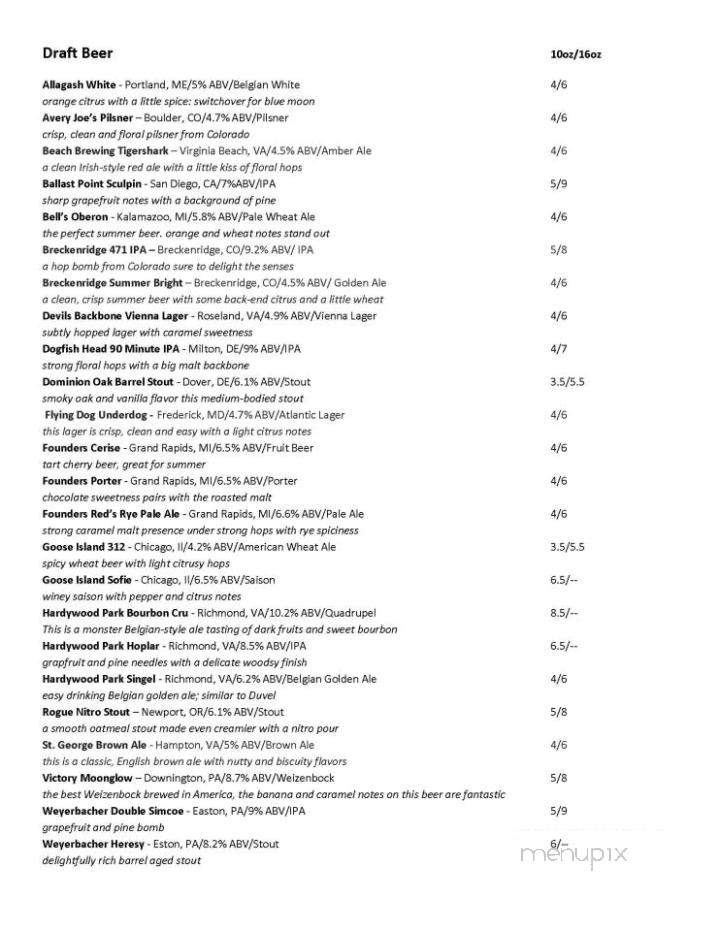 BlowToad - Richmond, VA menu_pic