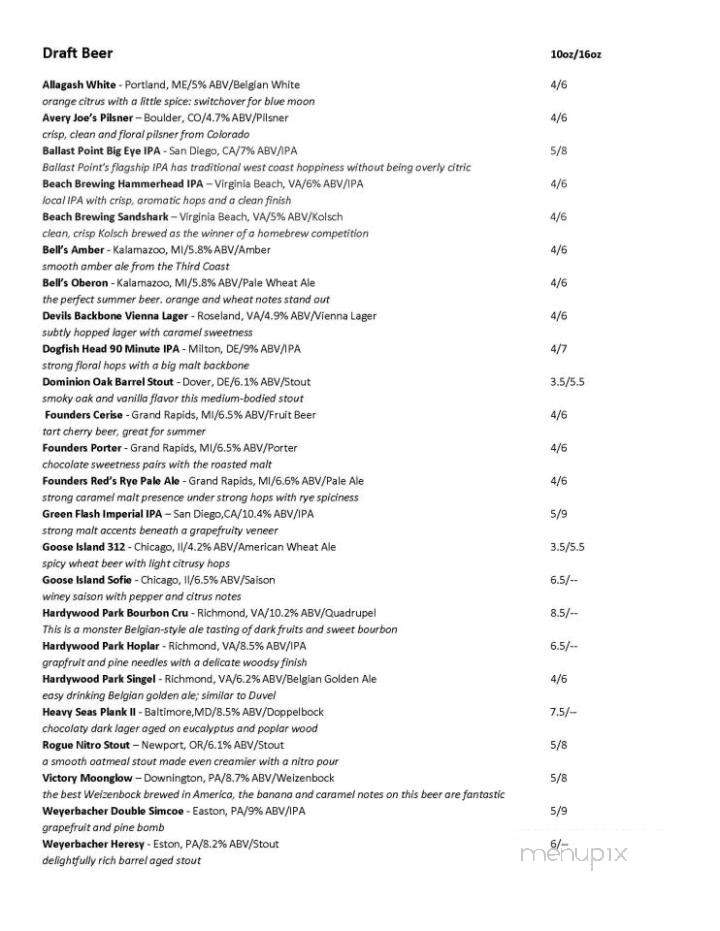 BlowToad - Richmond, VA menu_pic
