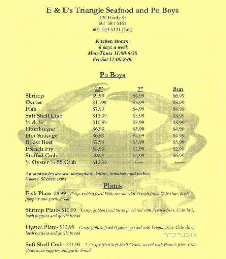 /380028393/E-Ls-Triangle-Seafood-Po-Boys-Hattiesburg-MS - Hattiesburg, MS