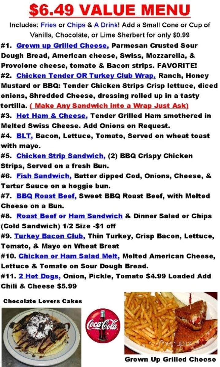Jane's Icebox - Dunlap, IL menu_pic