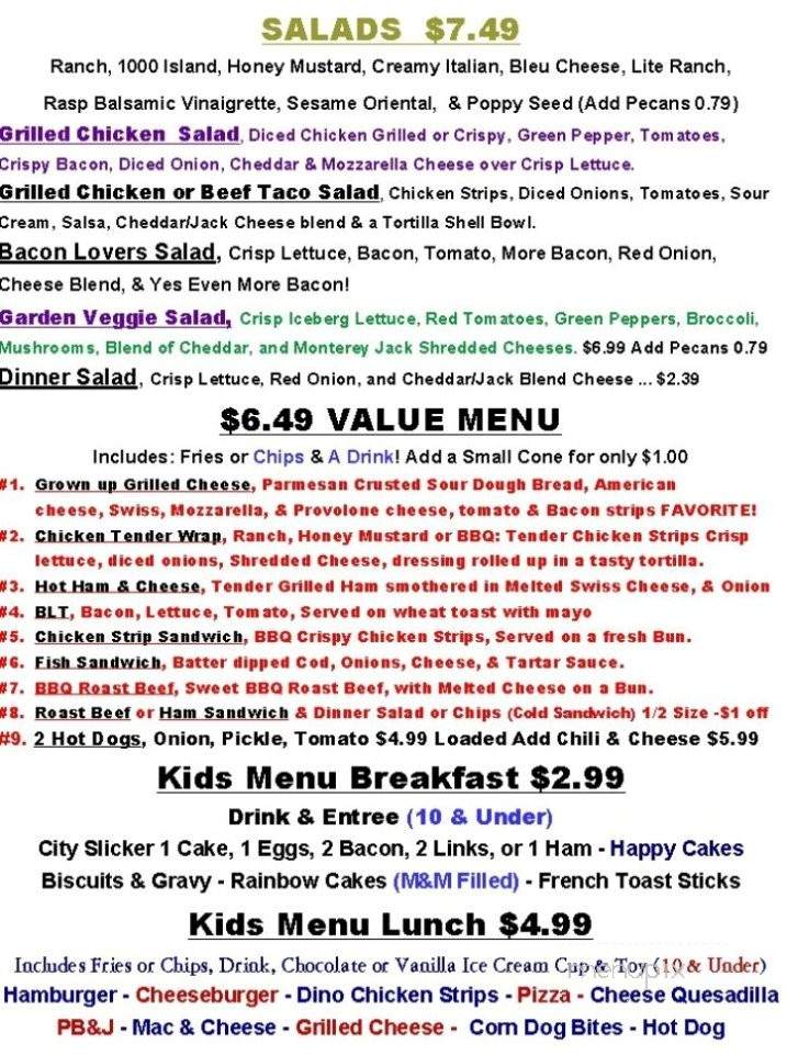 Jane's Icebox - Dunlap, IL menu_pic