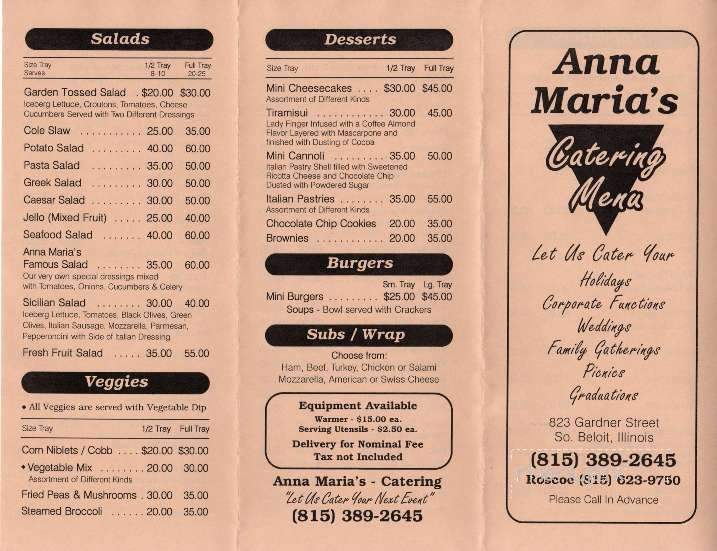 /1306688/Anna-Marias-Restaurant-Roscoe-IL - Roscoe, IL