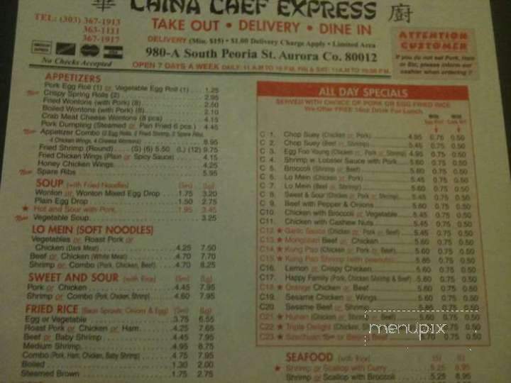 /5600927/China-Chef-Aurora-CO - Aurora, CO