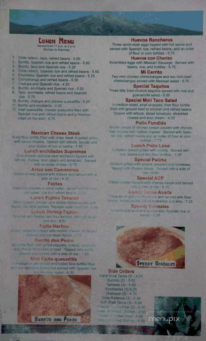 Mi Cerrito - Delaware, OH menu_pic