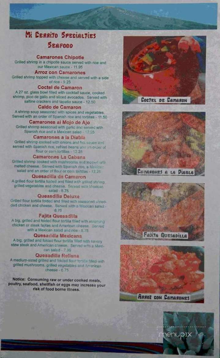 Mi Cerrito - Delaware, OH menu_pic