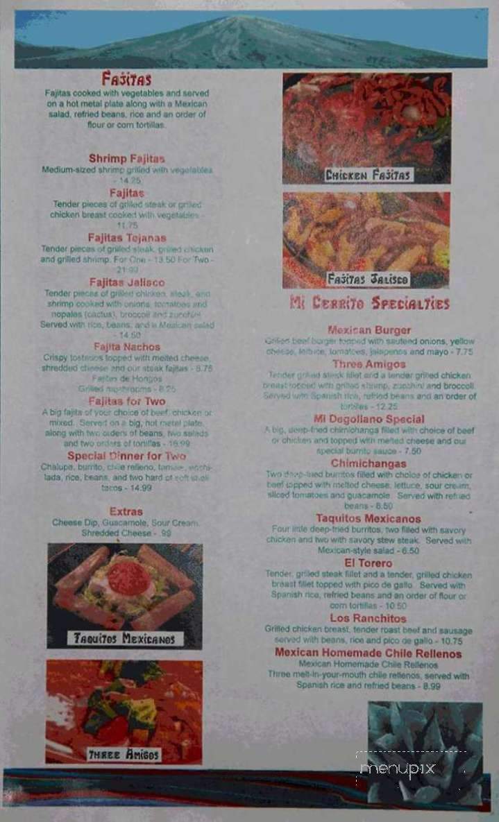 Mi Cerrito - Delaware, OH menu_pic