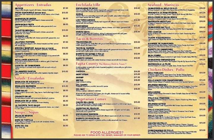 Hacienda Mexicali - Hawthorne, NY menu_pic