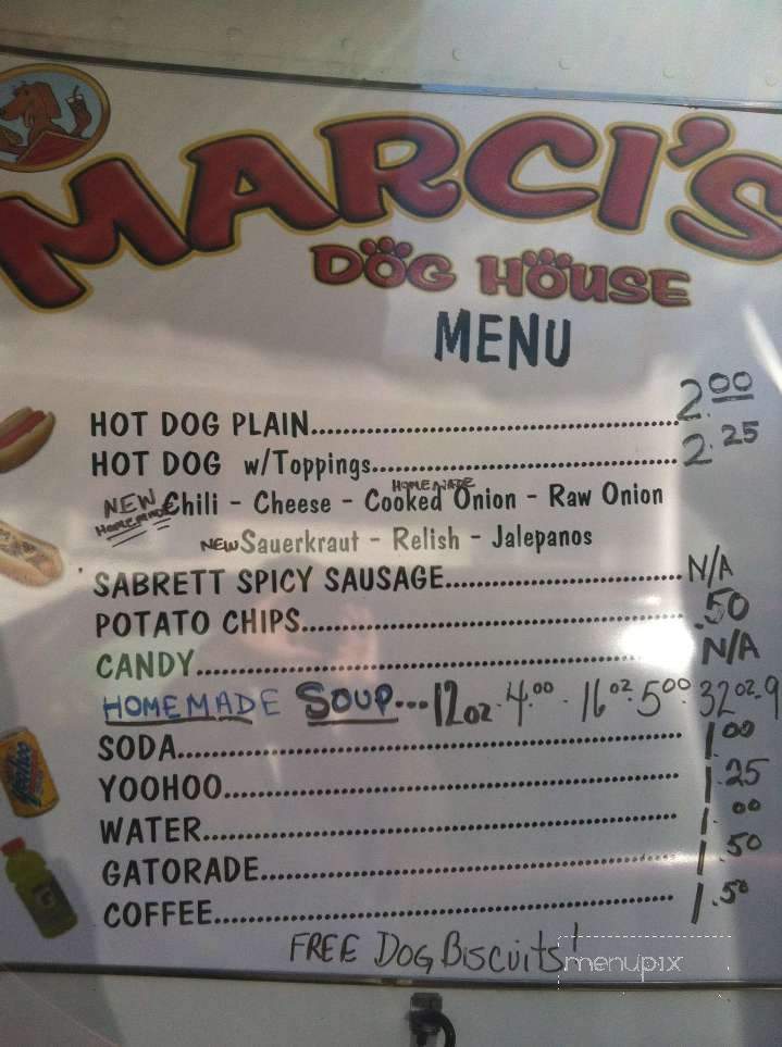 Marci's Dog House - Clark, NJ menu_pic
