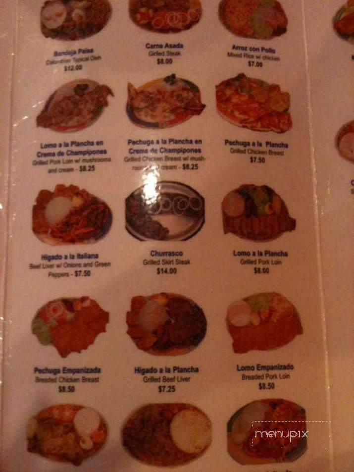 La Fogata Colombian - Fayetteville, NC menu_pic