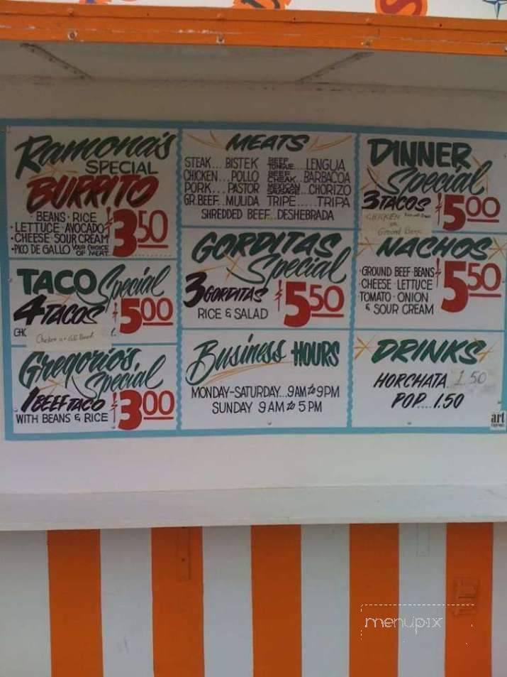 El Oasis - Lansing, MI menu_pic