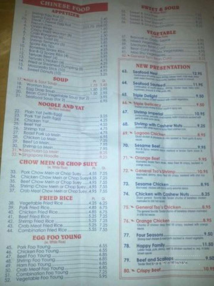 Szechuan Delight - Fort Washington, MD menu_pic