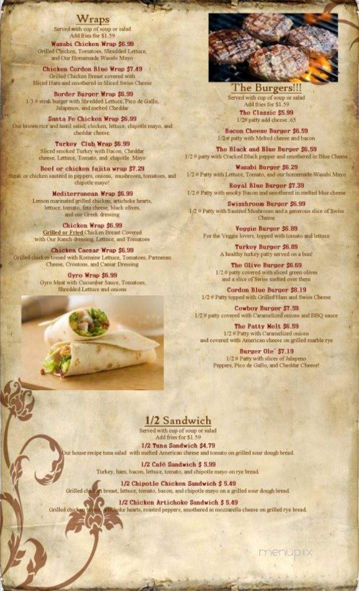 Royal Blue Restaurant - Stillman Valley, IL menu_pic