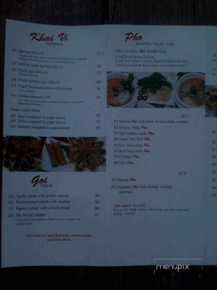 Pho & Com Asian Grill - Roswell, GA menu_pic