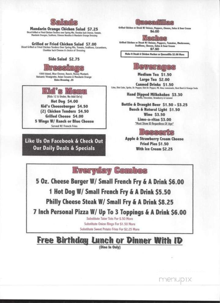 Big John's Dawg House - Ball Ground, GA menu_pic