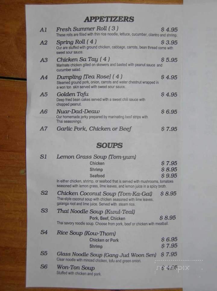 Thai Town - Fort Walton Beach, FL menu_pic