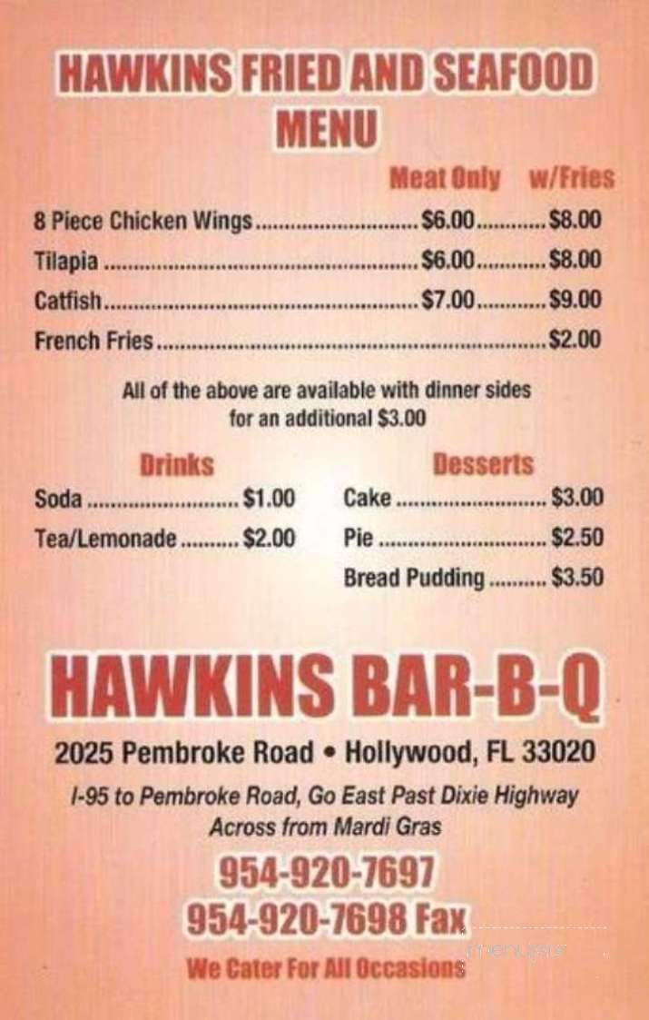 /873176/Hawkins-Barbecue-Hollywood-FL - Hollywood, FL