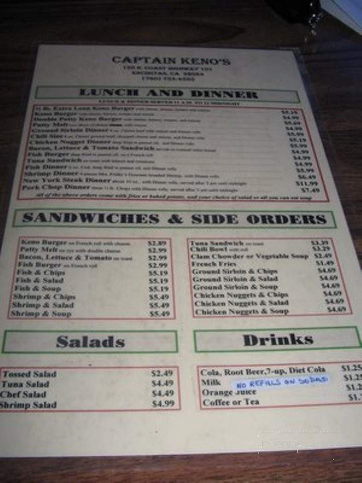 /5541359/Captain-Kenos-Restaurant-Encinitas-CA - Encinitas, CA