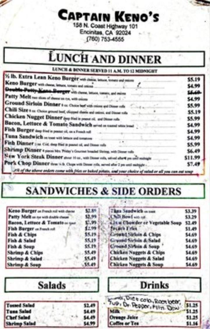 /5541359/Captain-Kenos-Restaurant-Encinitas-CA - Encinitas, CA