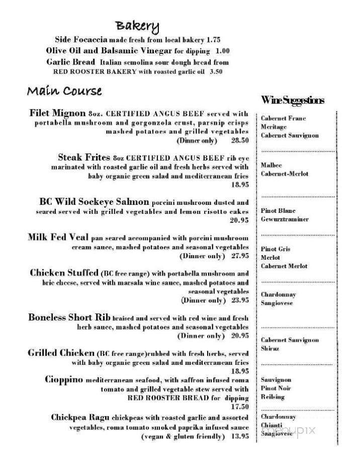 Cimo Mediterranean Grill - Prince George, BC menu_pic
