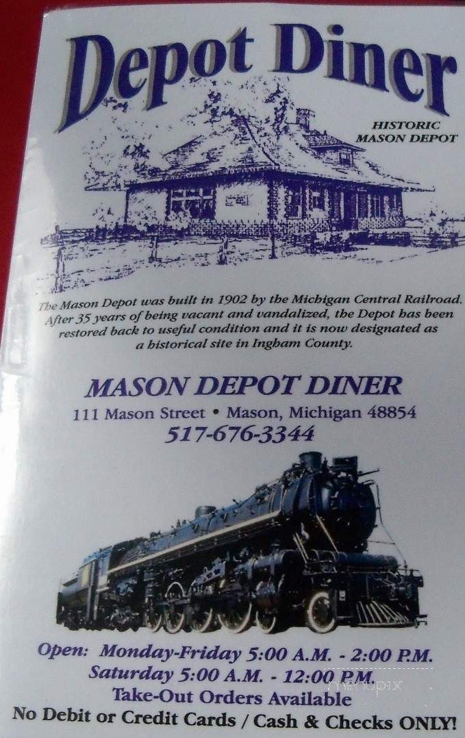 Mason Depot Diner - Mason, MI menu_pic