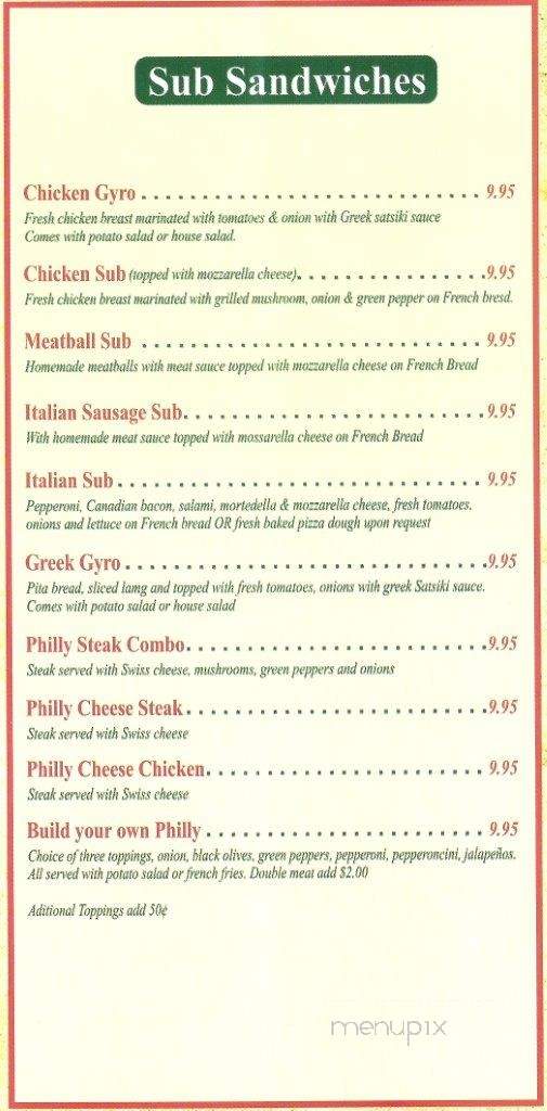 Lalo's Pizza Take Out - Anchorage, AK menu_pic