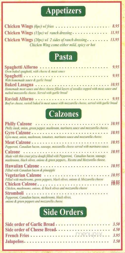 Lalo's Pizza Take Out - Anchorage, AK menu_pic