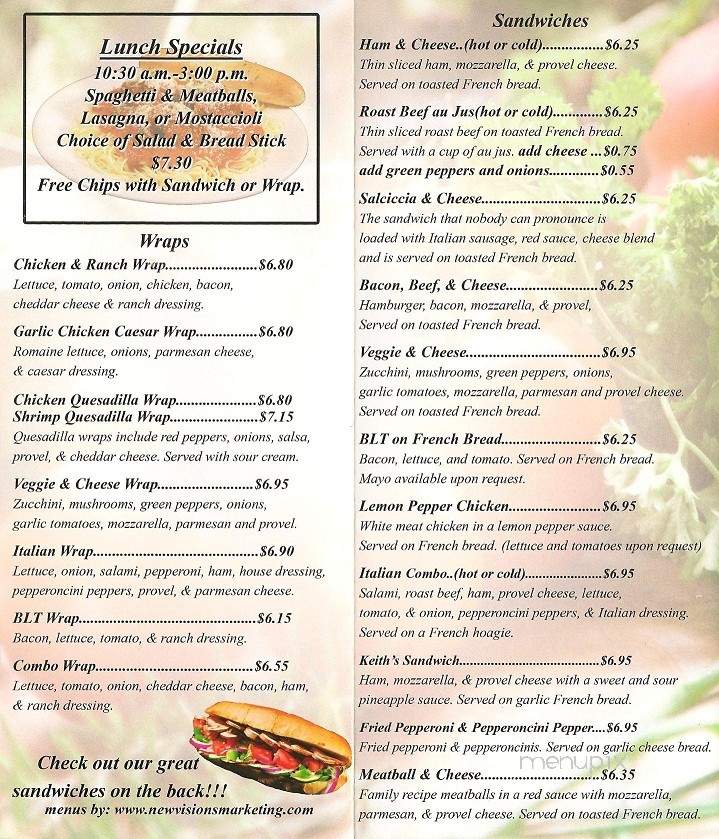Keith's Carry Out - Farmington, MO menu_pic