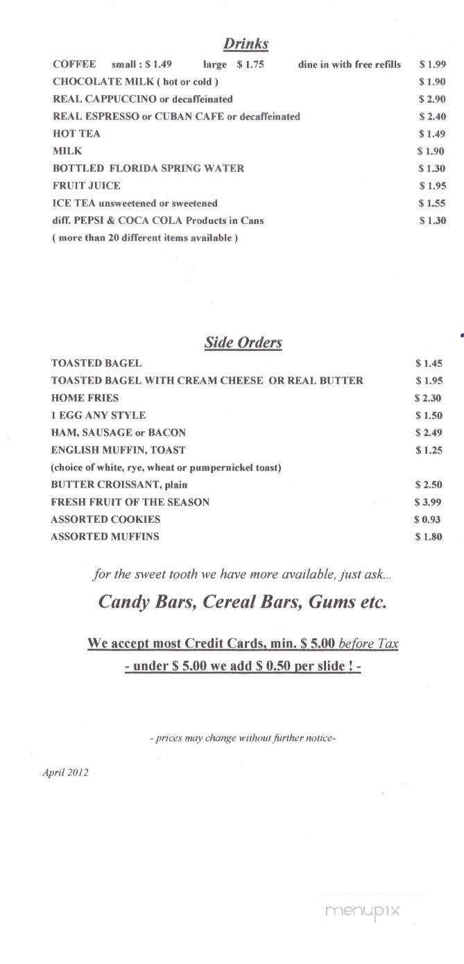 Courthouse Cafe - Hanover, VA menu_pic