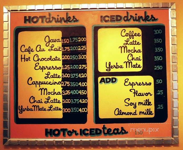 Sacred Grinds - New Orleans, LA menu_pic