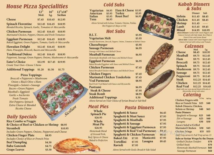 Amore Pizza - Denver, CO menu_pic