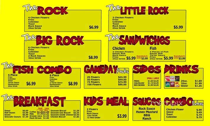 Rocko's Chicken Restaurant - Lacombe, LA menu_pic