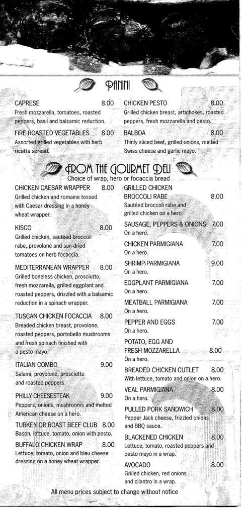 Basilico Pizza & Pasta - Mount Kisco, NY menu_pic