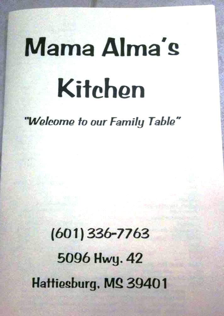 Mama Alma's Kitchen - Hattiesburg, MS menu_pic