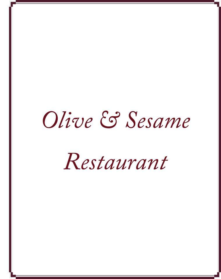 Olive and Sesame - Pasadena, MD menu_pic