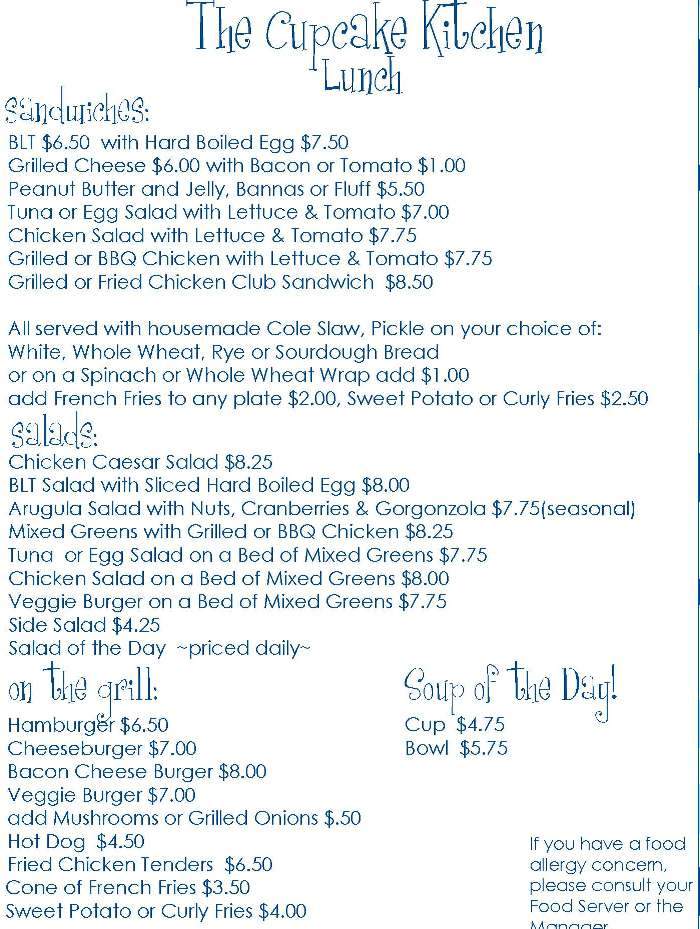 /428887/The-Cupcake-Kitchen-and-Luncheonette-Menu-Irvington-NY - Irvington, NY