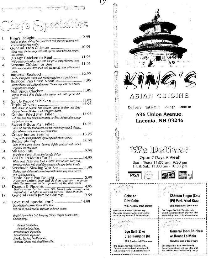 /2901987/New-Kings-Cuisine-Laconia-NH - Laconia, NH