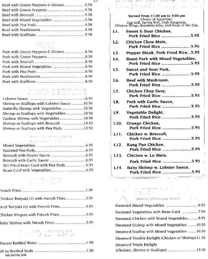 New King's Cuisine - Laconia, NH menu_pic