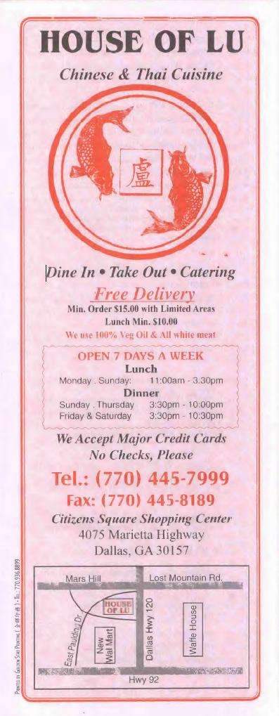 House Of Lu - Dallas, GA menu_pic