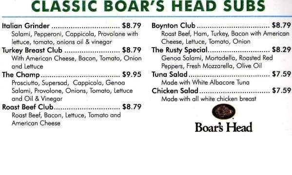 Benny's Icehouse - Boynton Beach, FL menu_pic