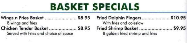 Benny's Icehouse - Boynton Beach, FL menu_pic