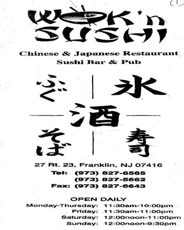 /3006005/Wok-N-Sushi-Franklin-NJ - Franklin, NJ