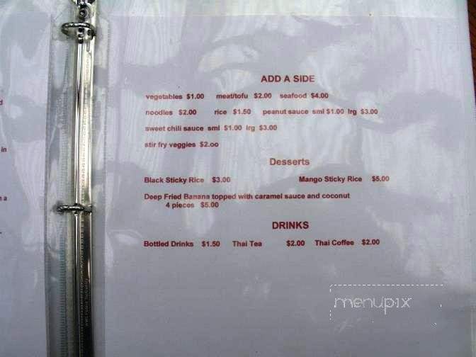 Thai Smiles - Aberdeen, WA menu_pic