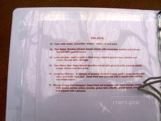 Thai Smiles - Aberdeen, WA menu_pic