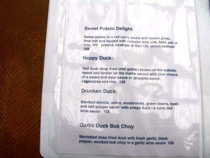 Thai Smiles - Aberdeen, WA menu_pic