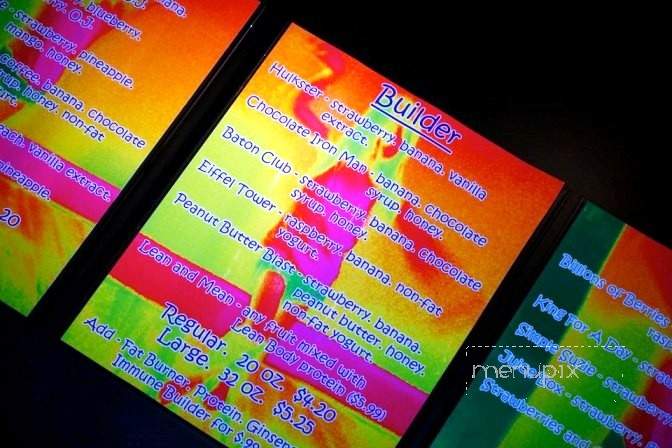 Groovy Smoothie - Atlanta, GA menu_pic