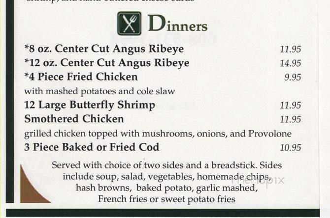 Time Out Pub and Eatry - Janesville, WI menu_pic