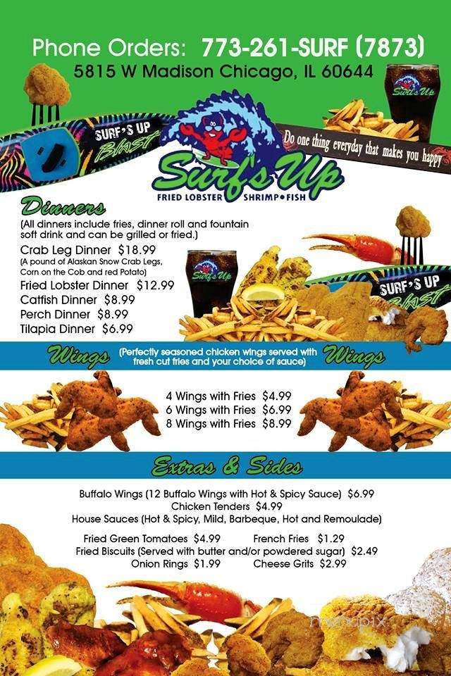 Surf's Up - Hillside, IL menu_pic